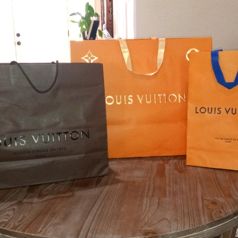 Authentic Louis Vuitton Gift Shopping Bags Bag